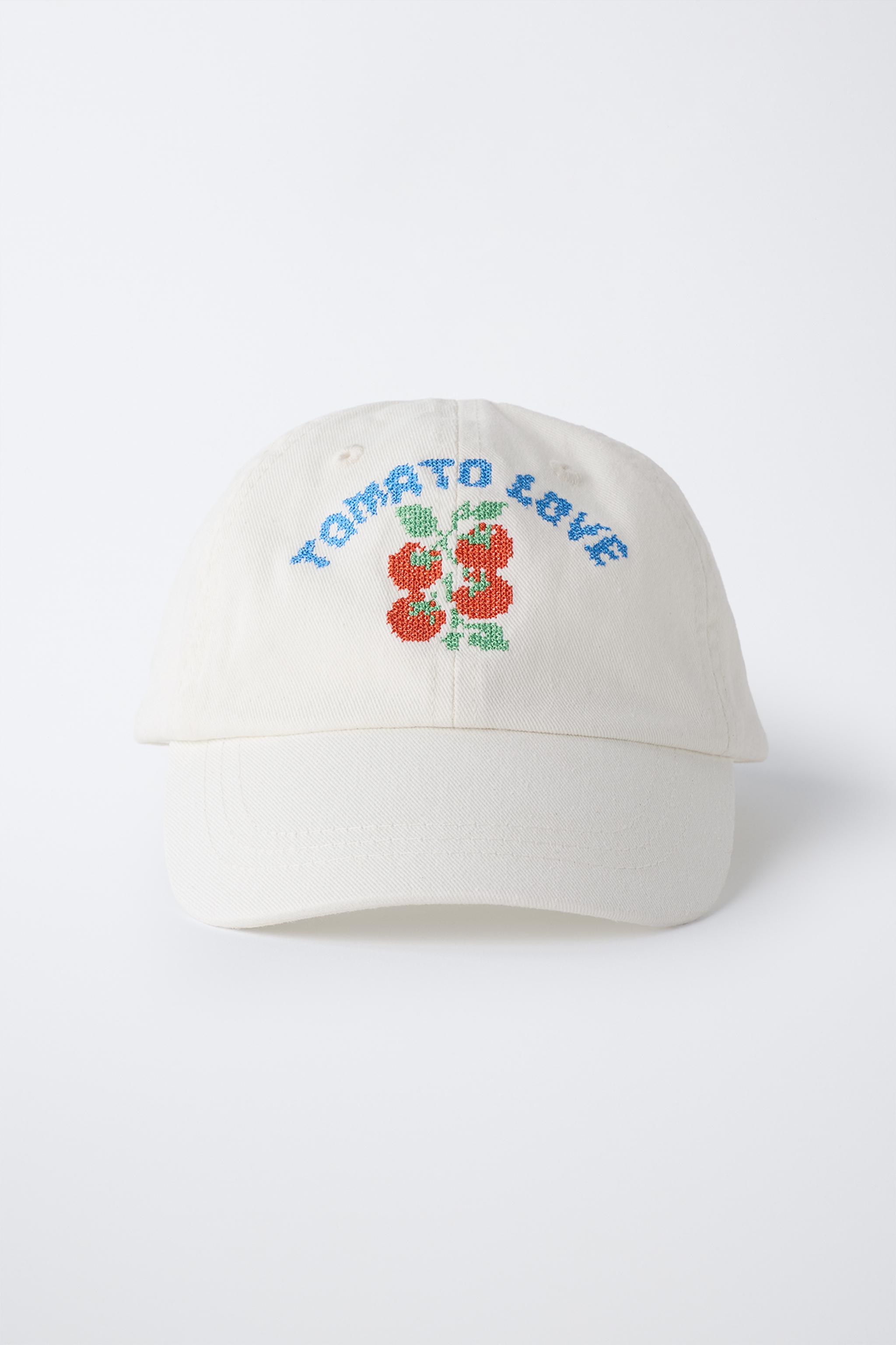 CASQUETTE BRODERIE TOMATE